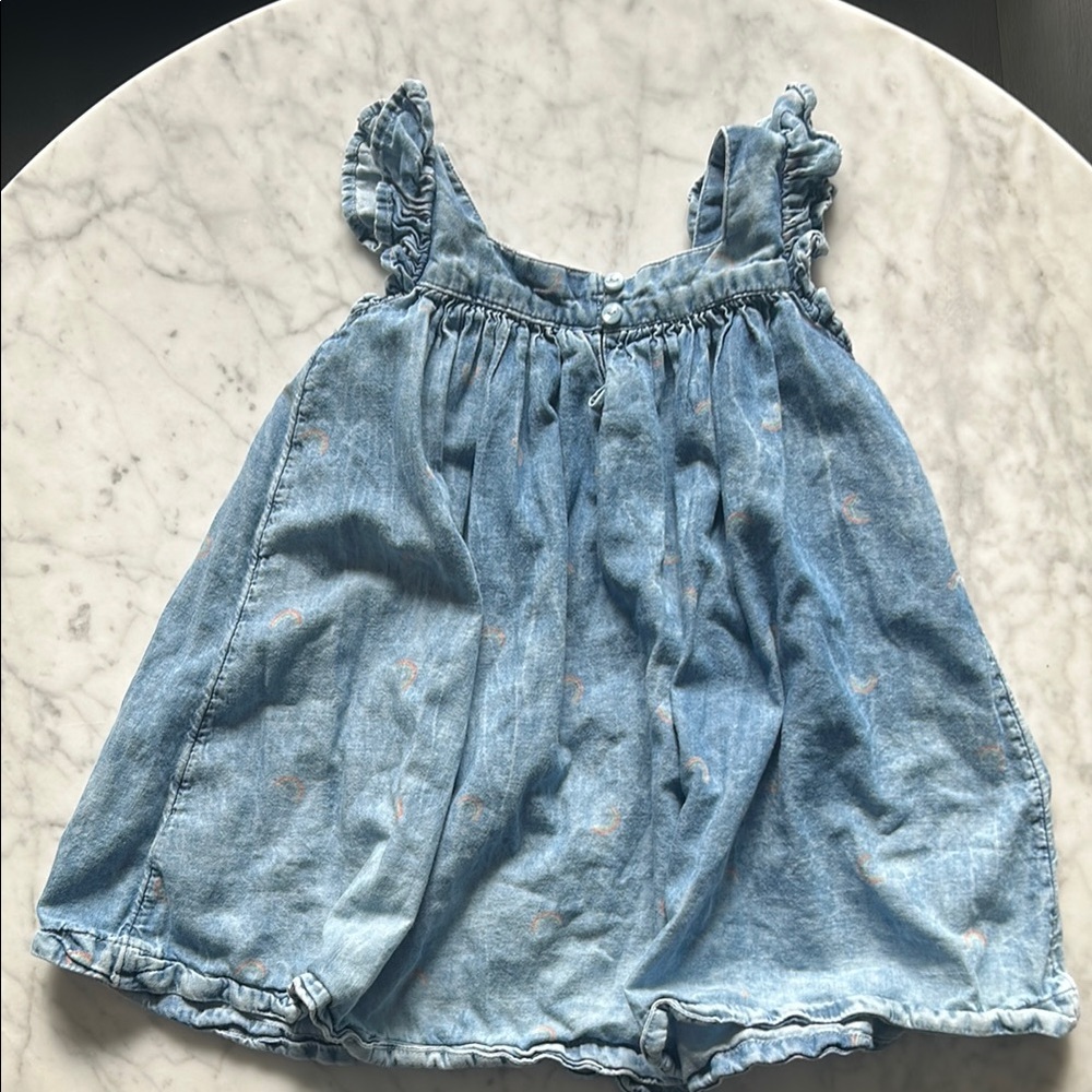 Tucker & Tate 2T Blue Denim Ruffle Dress - Picture 5 of 5